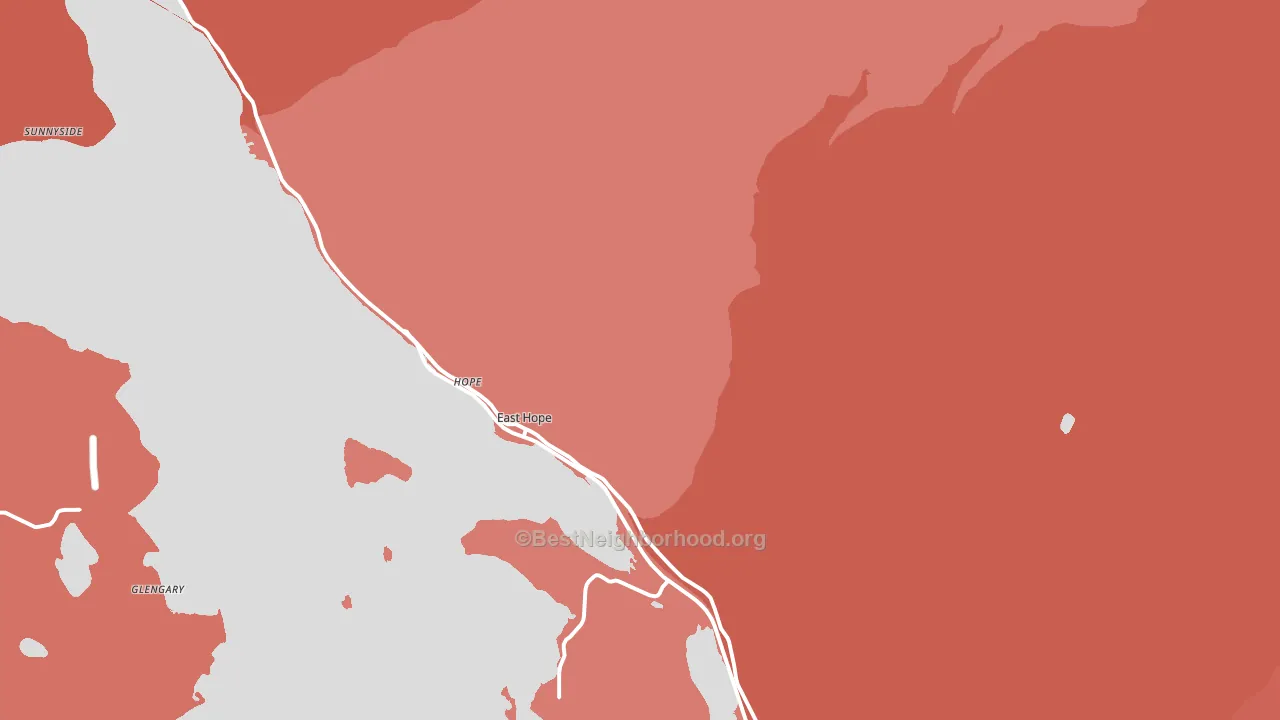 83836, ID block-group political-lean map