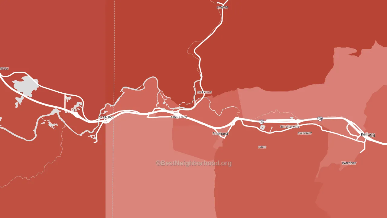 83839, ID block-group political-lean map