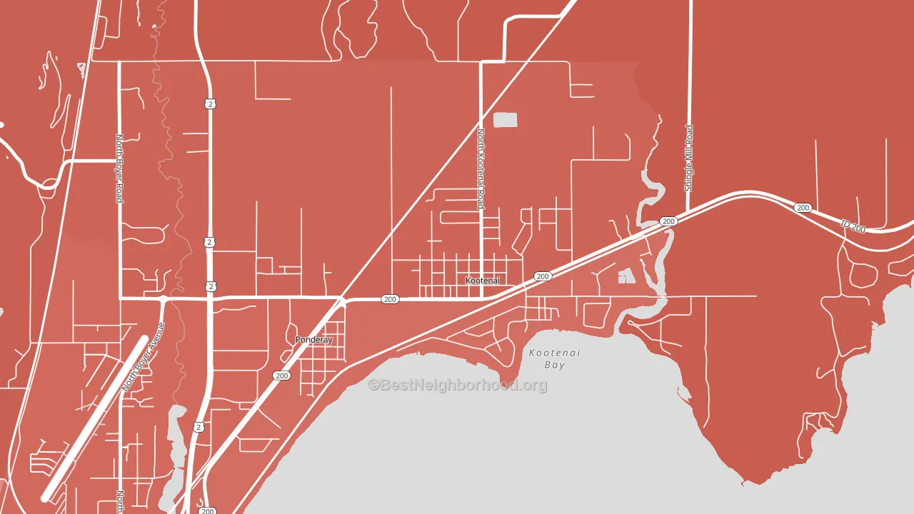 83840, ID block-group political-lean map