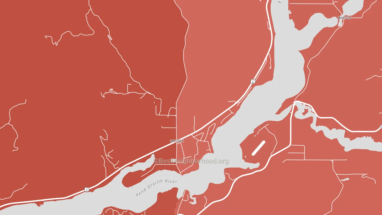 83841, ID block-group political-lean map