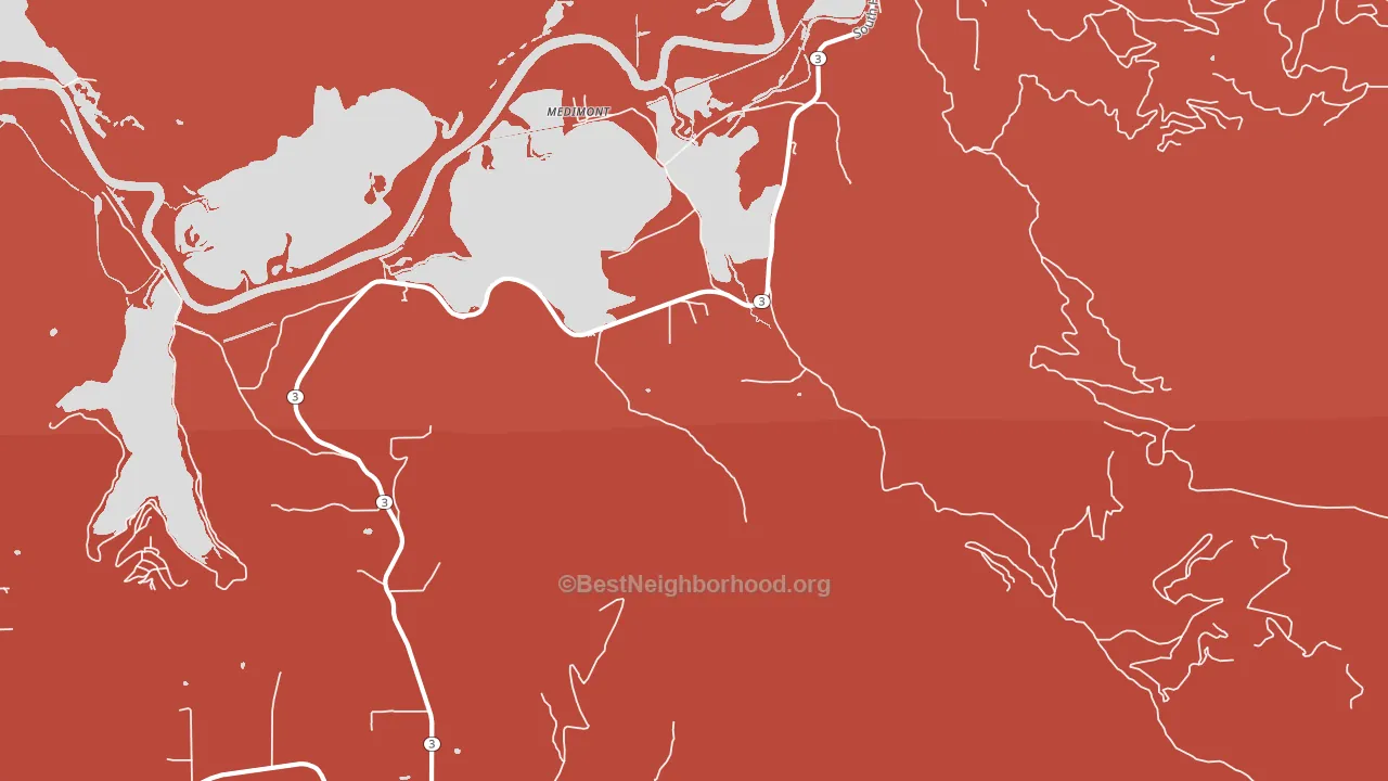 83842, ID block-group political-lean map