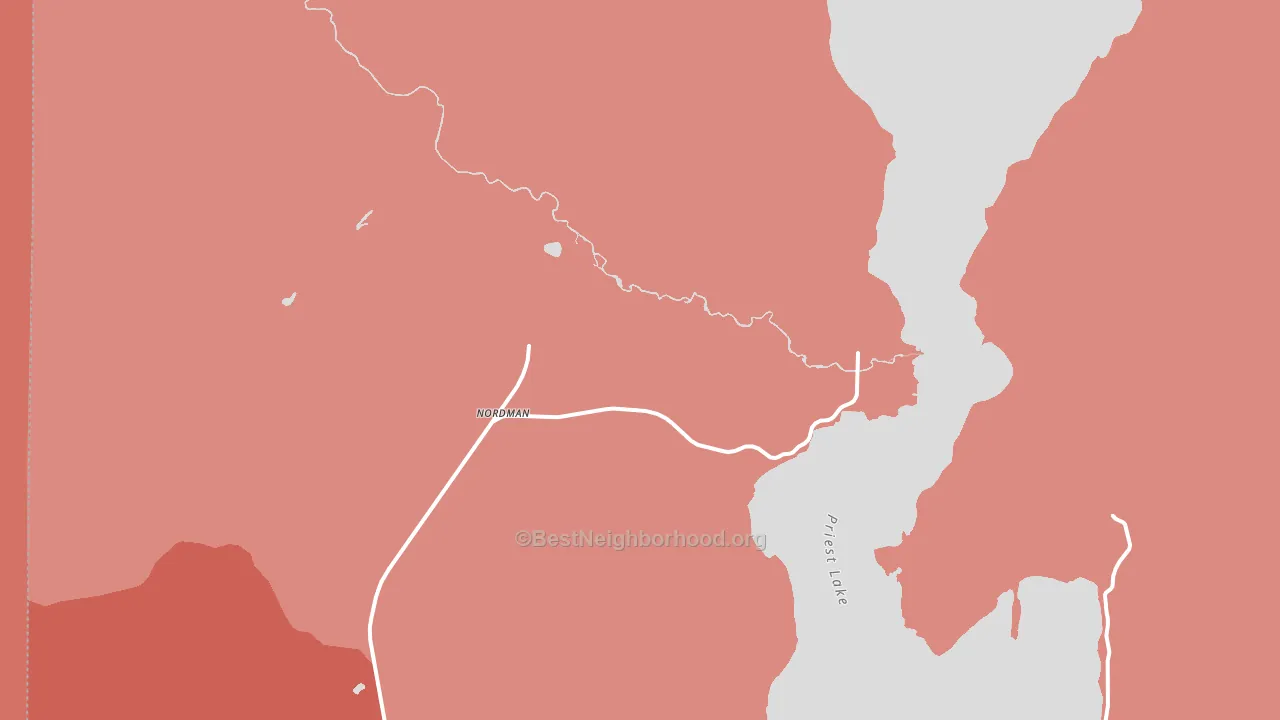83848, ID block-group political-lean map