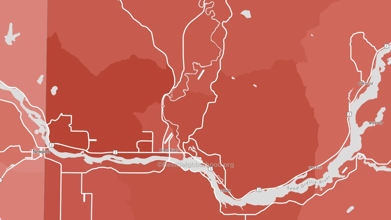 83856, ID block-group political-lean map