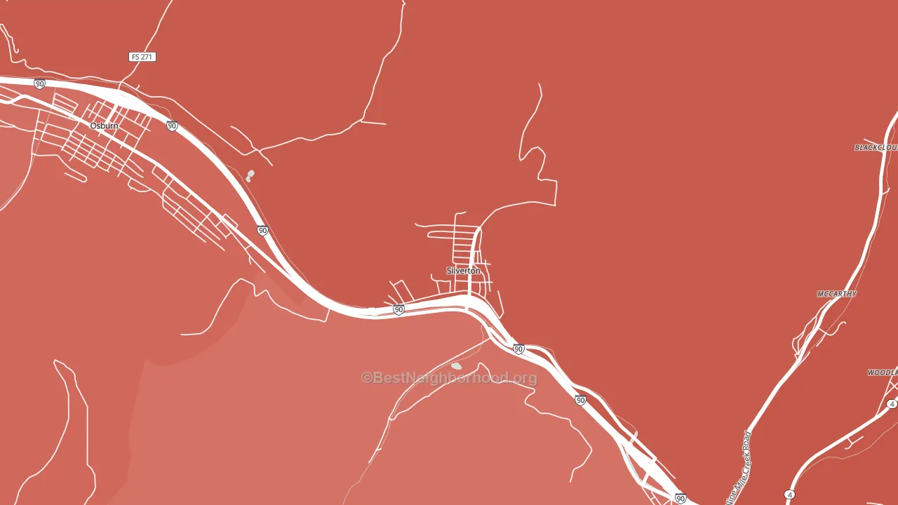 83867, ID block-group political-lean map