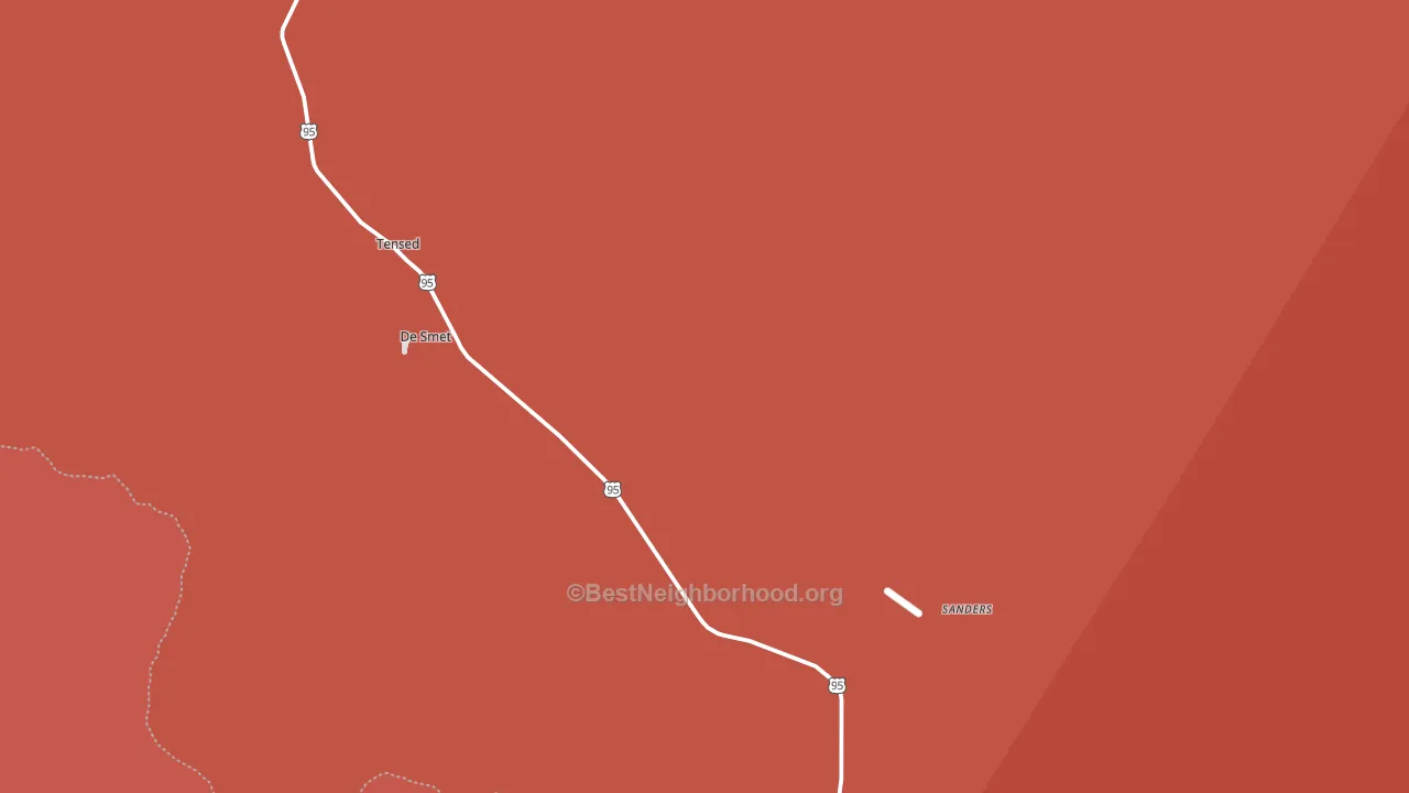 83870, ID block-group political-lean map