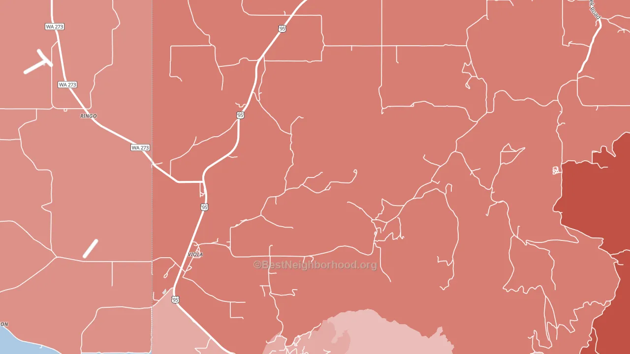 83872, ID block-group political-lean map