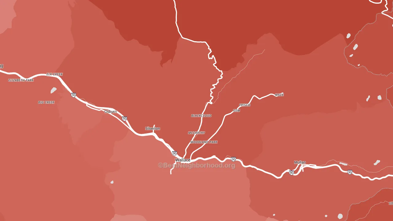 83873, ID block-group political-lean map