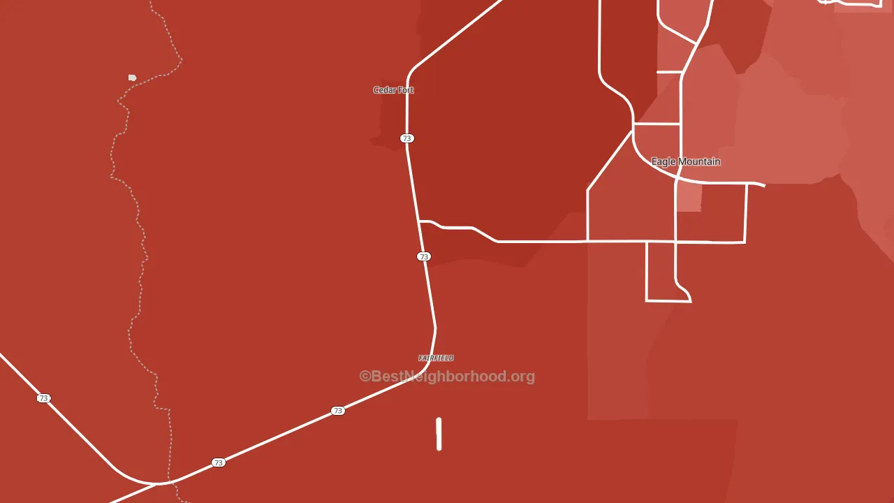 84013, UT block-group political-lean map