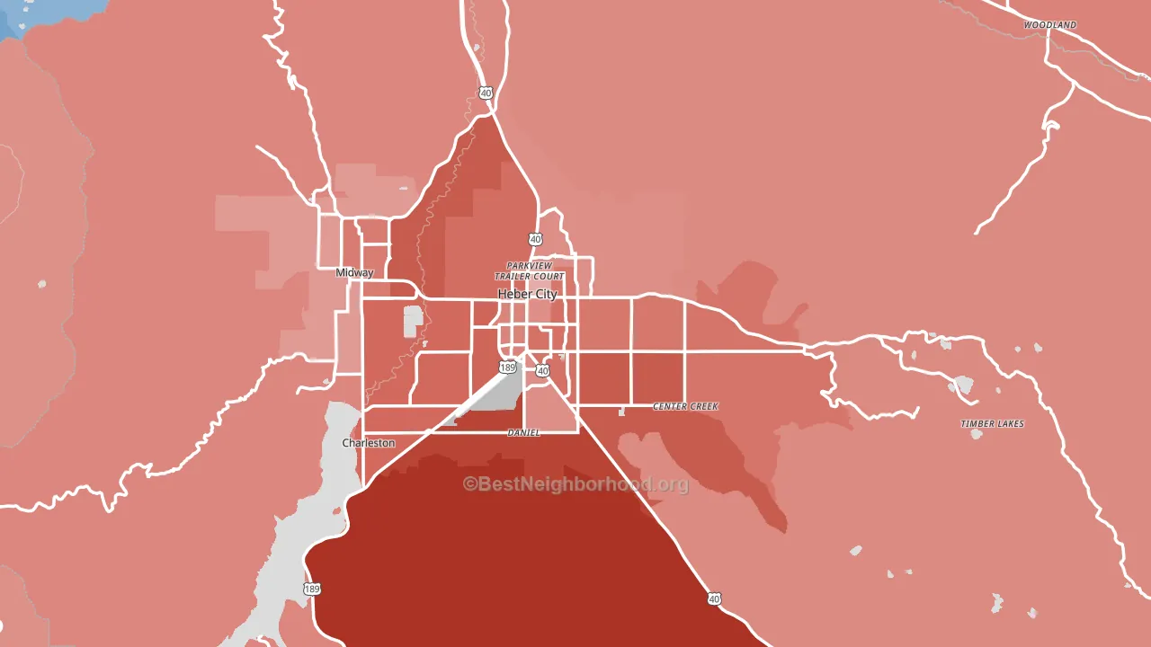 84032, UT block-group political-lean map