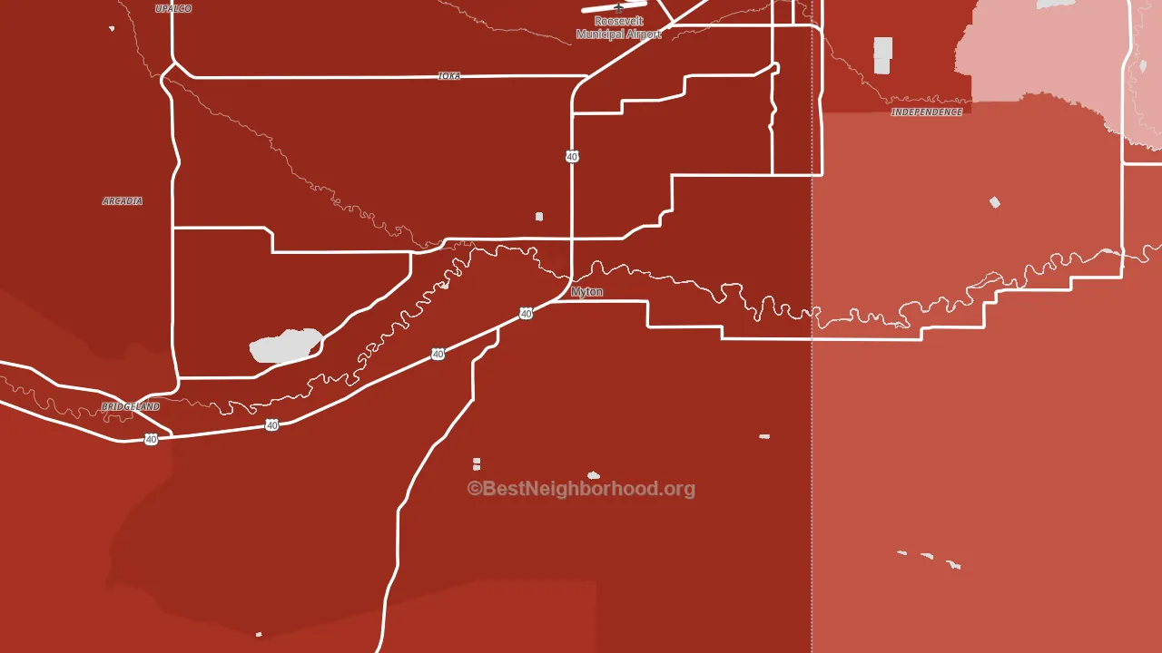 84052, UT block-group political-lean map