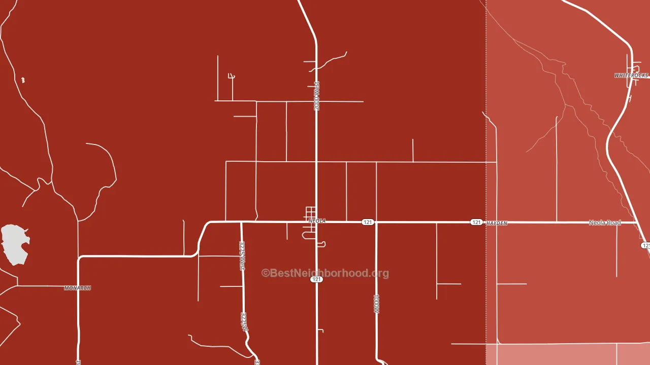 84053, UT block-group political-lean map