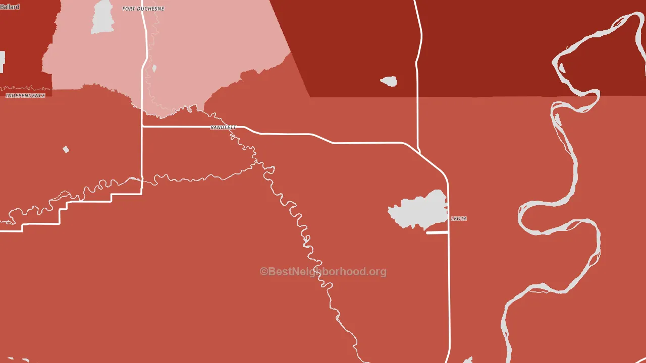 84063, UT block-group political-lean map