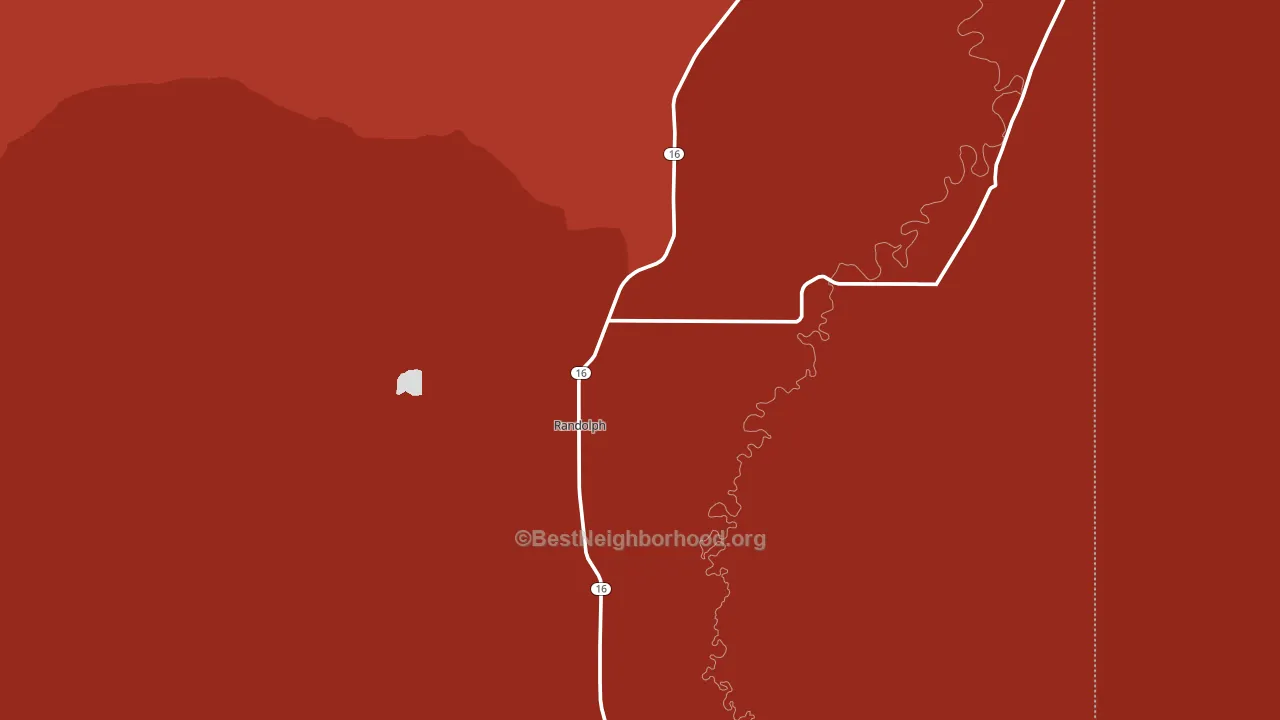 84064, UT block-group political-lean map