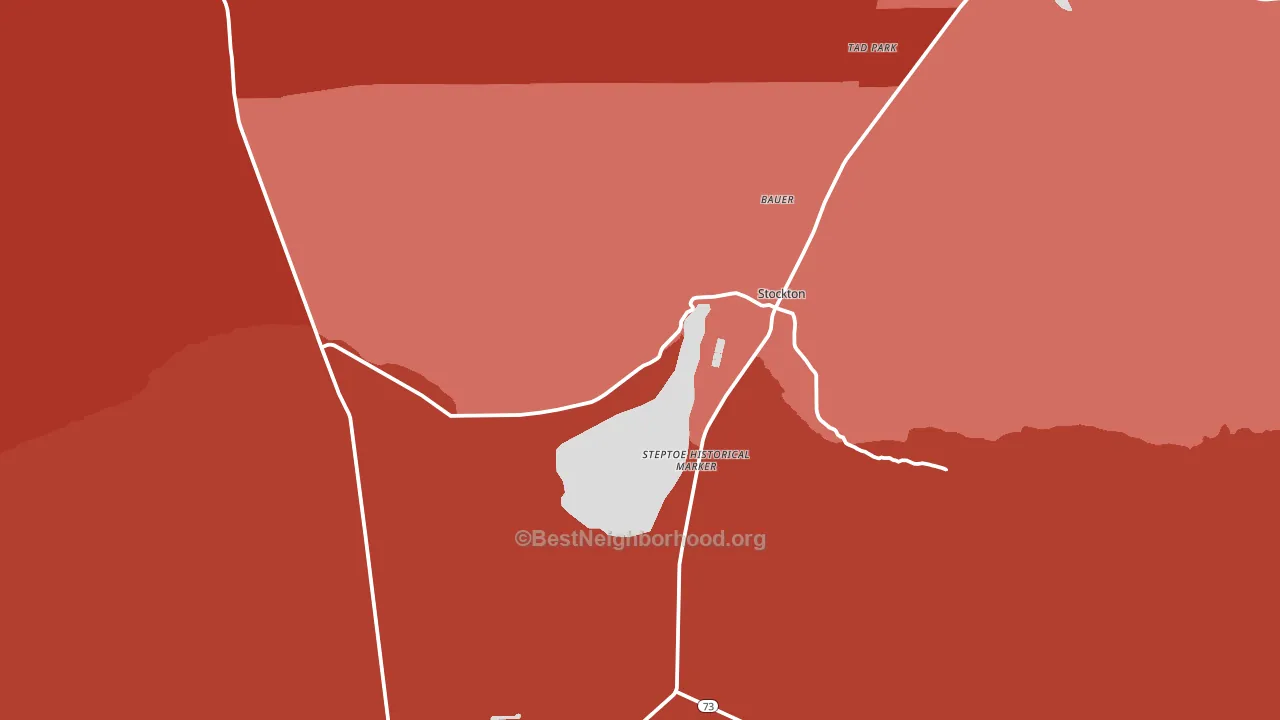 84071, UT block-group political-lean map