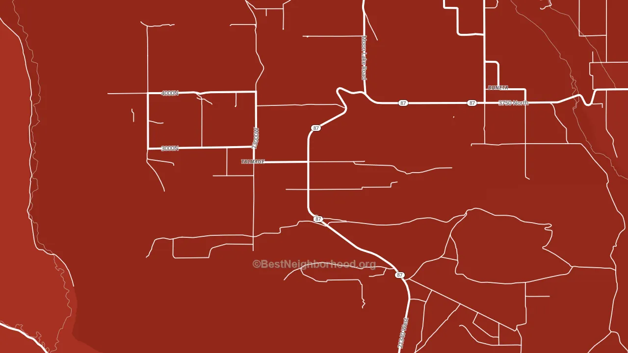 84073, UT block-group political-lean map
