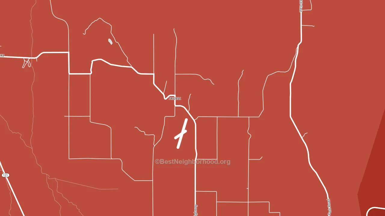 84076, UT block-group political-lean map
