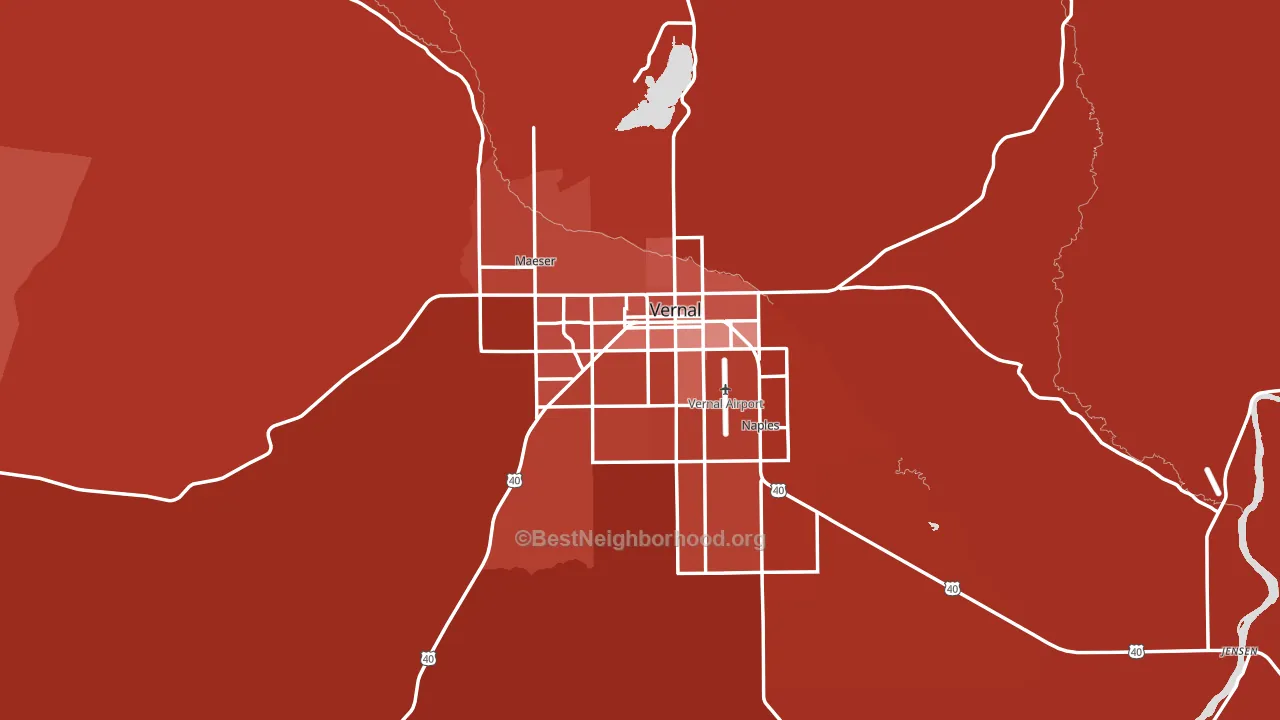 84078, UT block-group political-lean map