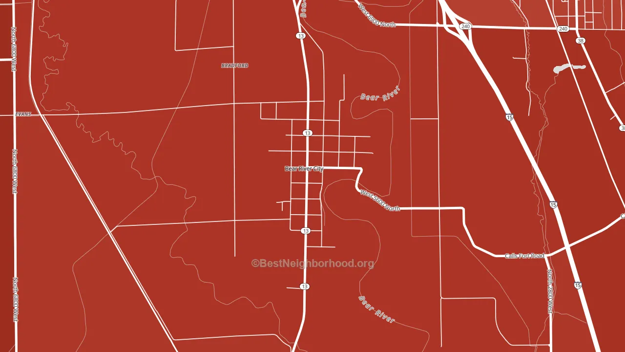 84301, UT block-group political-lean map