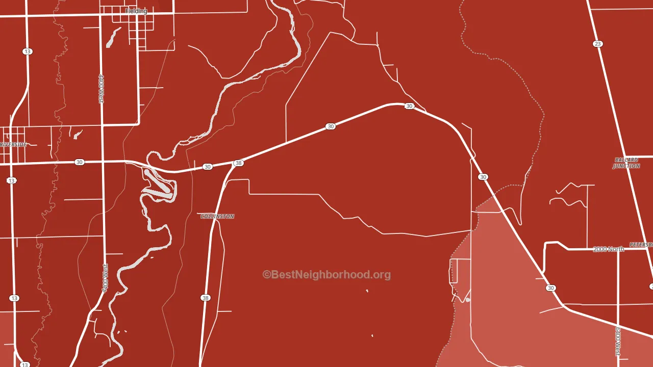 84306, UT block-group political-lean map