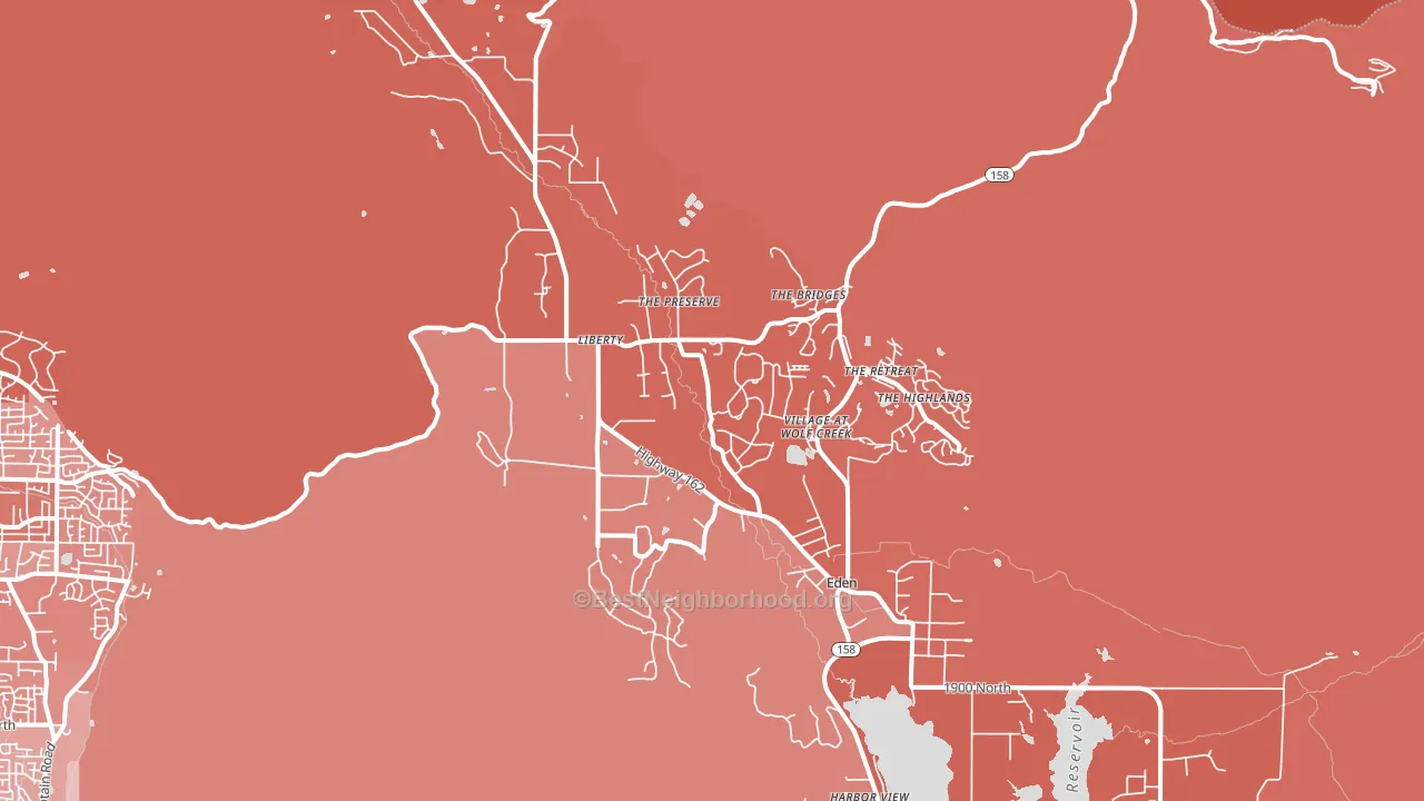 84310, UT block-group political-lean map