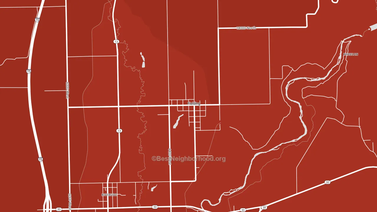 84311, UT block-group political-lean map