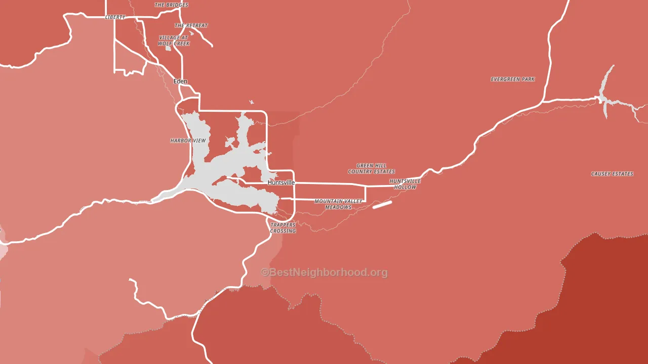 84317, UT block-group political-lean map