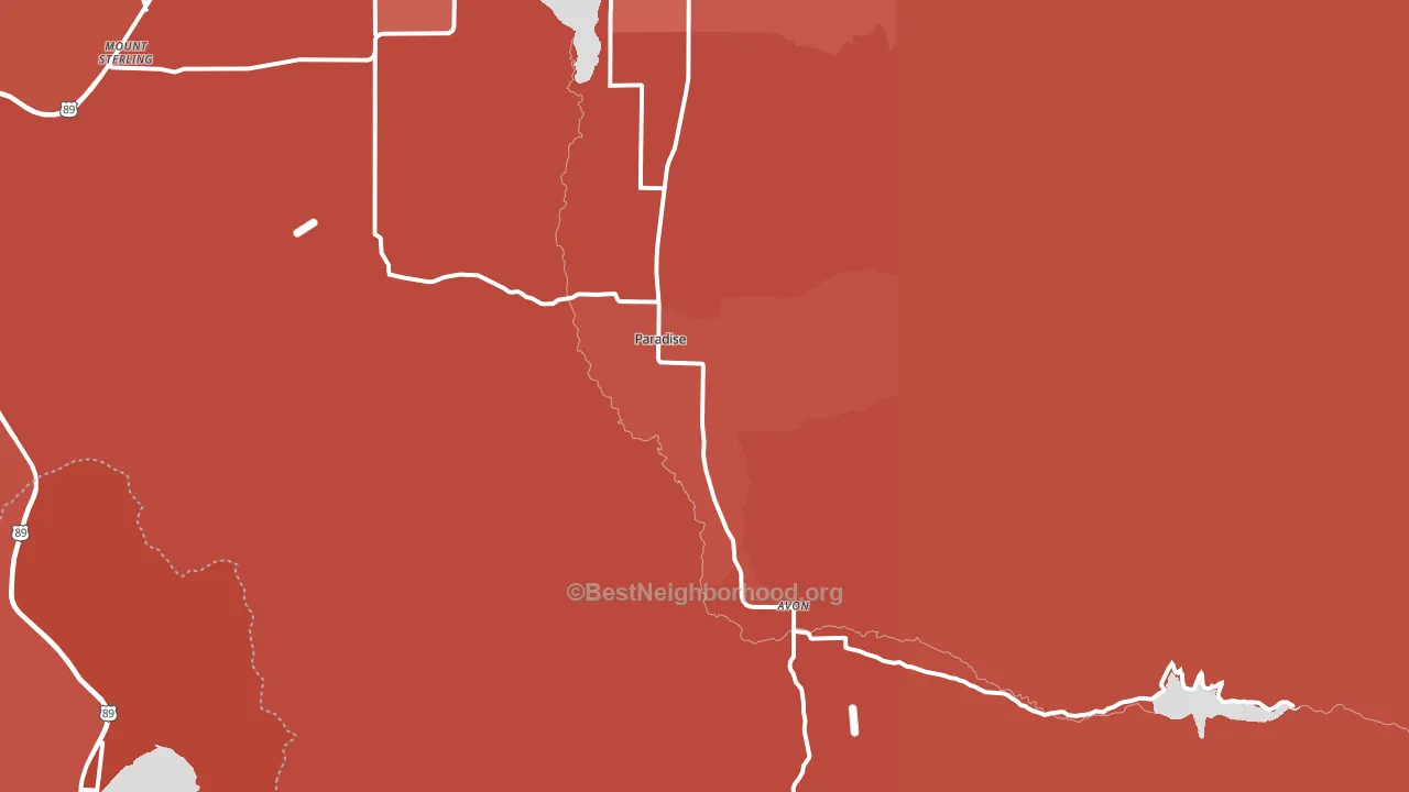 84328, UT block-group political-lean map