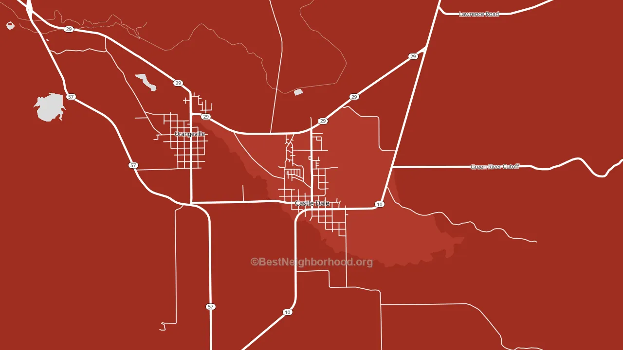 84513, UT block-group political-lean map