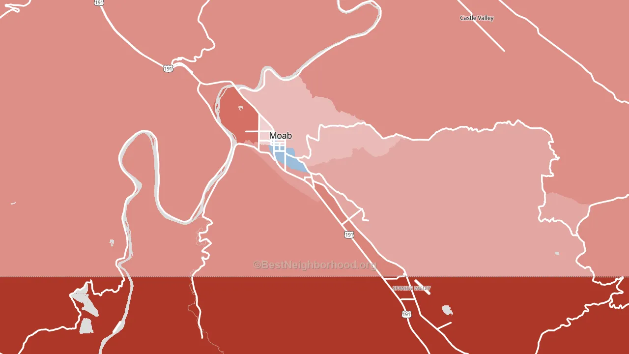 84532, UT block-group political-lean map