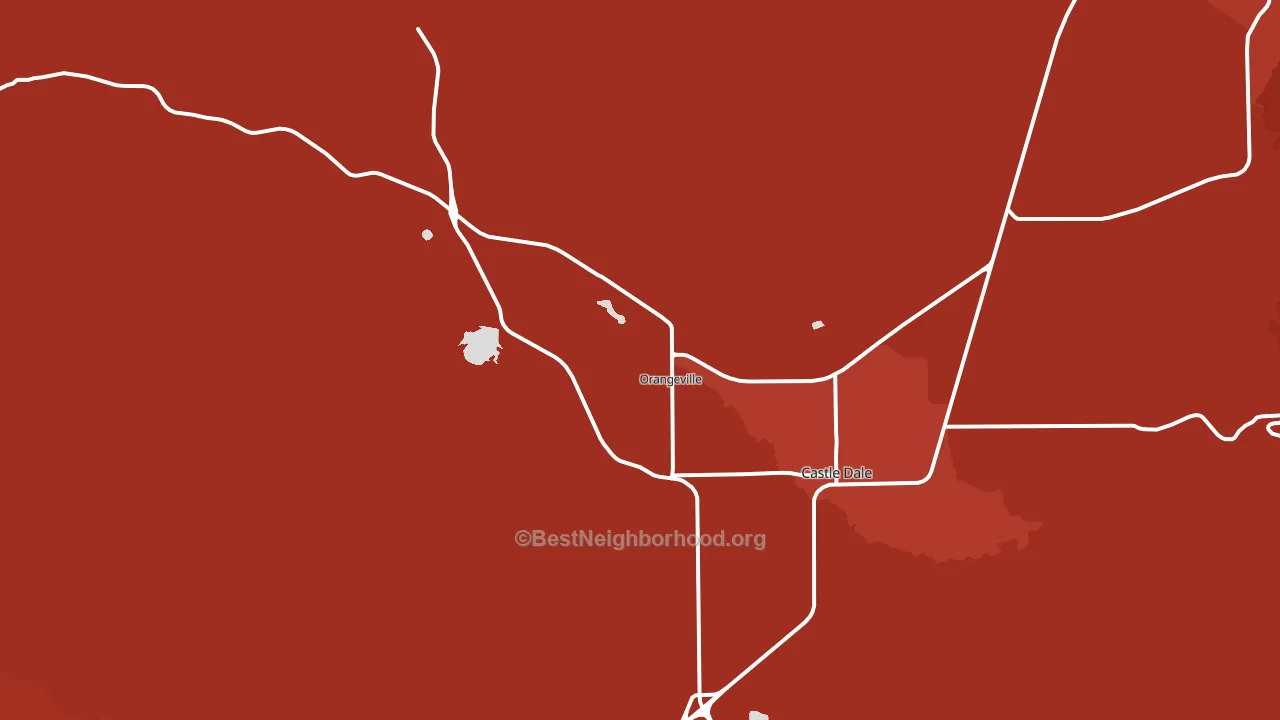 84537, UT block-group political-lean map