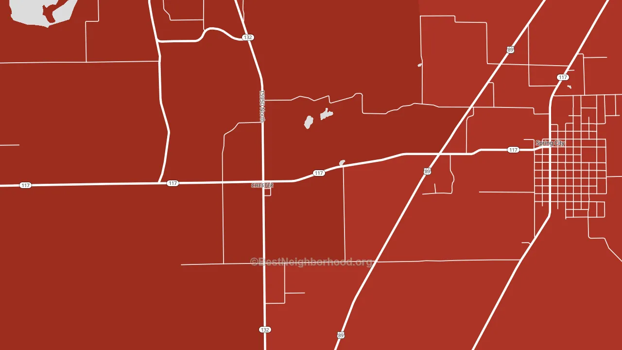 84623, UT block-group political-lean map