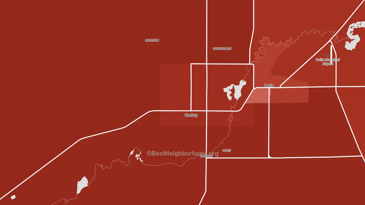 84635, UT block-group political-lean map