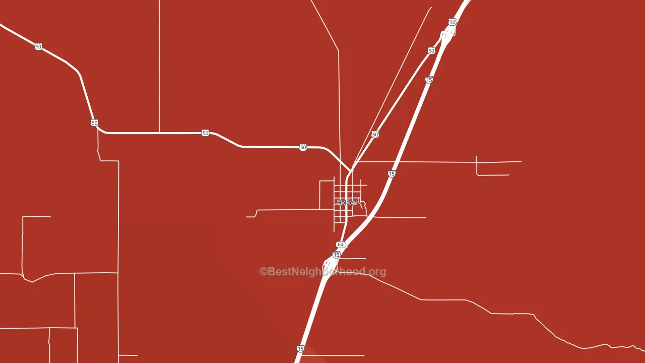 84636, UT block-group political-lean map