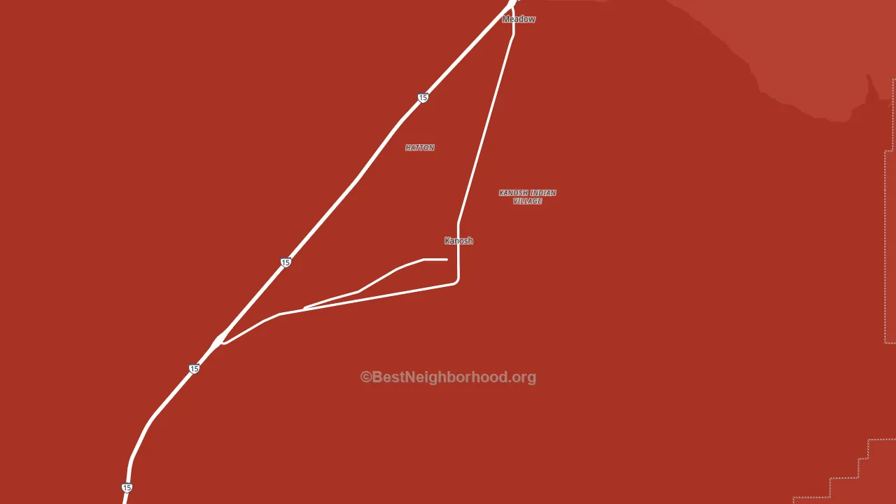 84637, UT block-group political-lean map