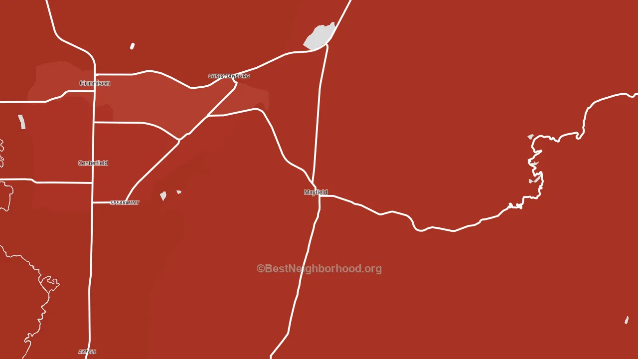84643, UT block-group political-lean map