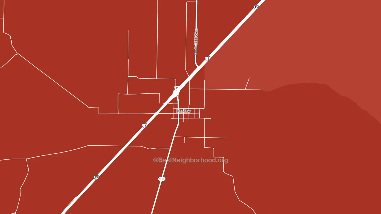 84644, UT block-group political-lean map