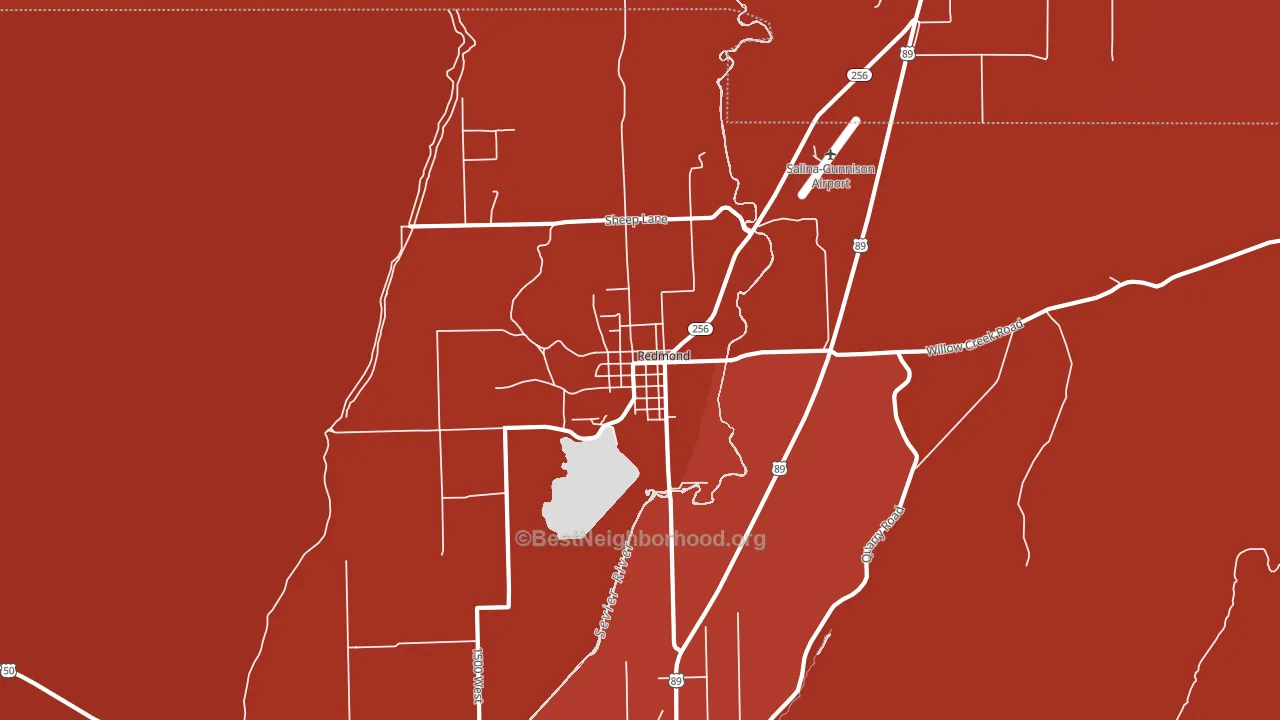 84652, UT block-group political-lean map