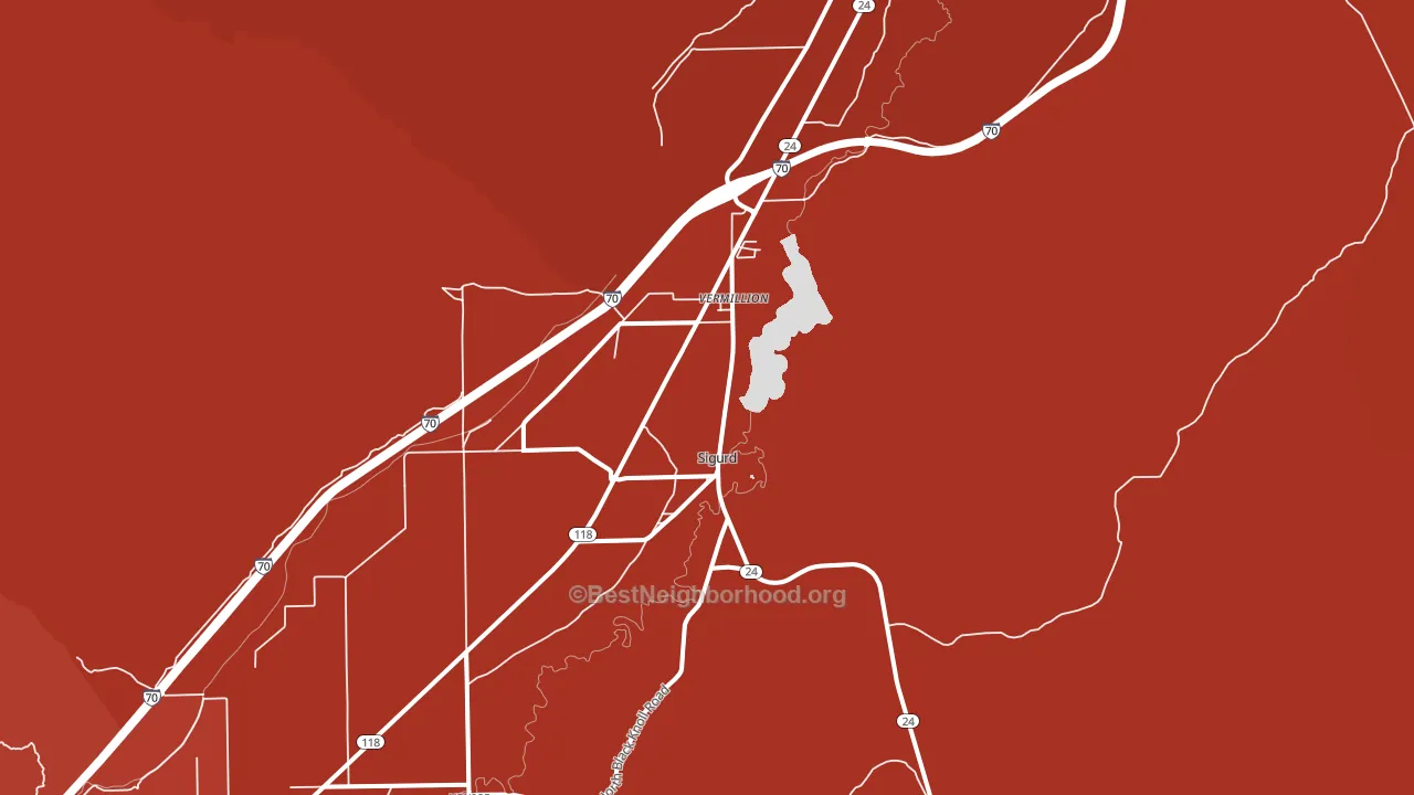 84657, UT block-group political-lean map