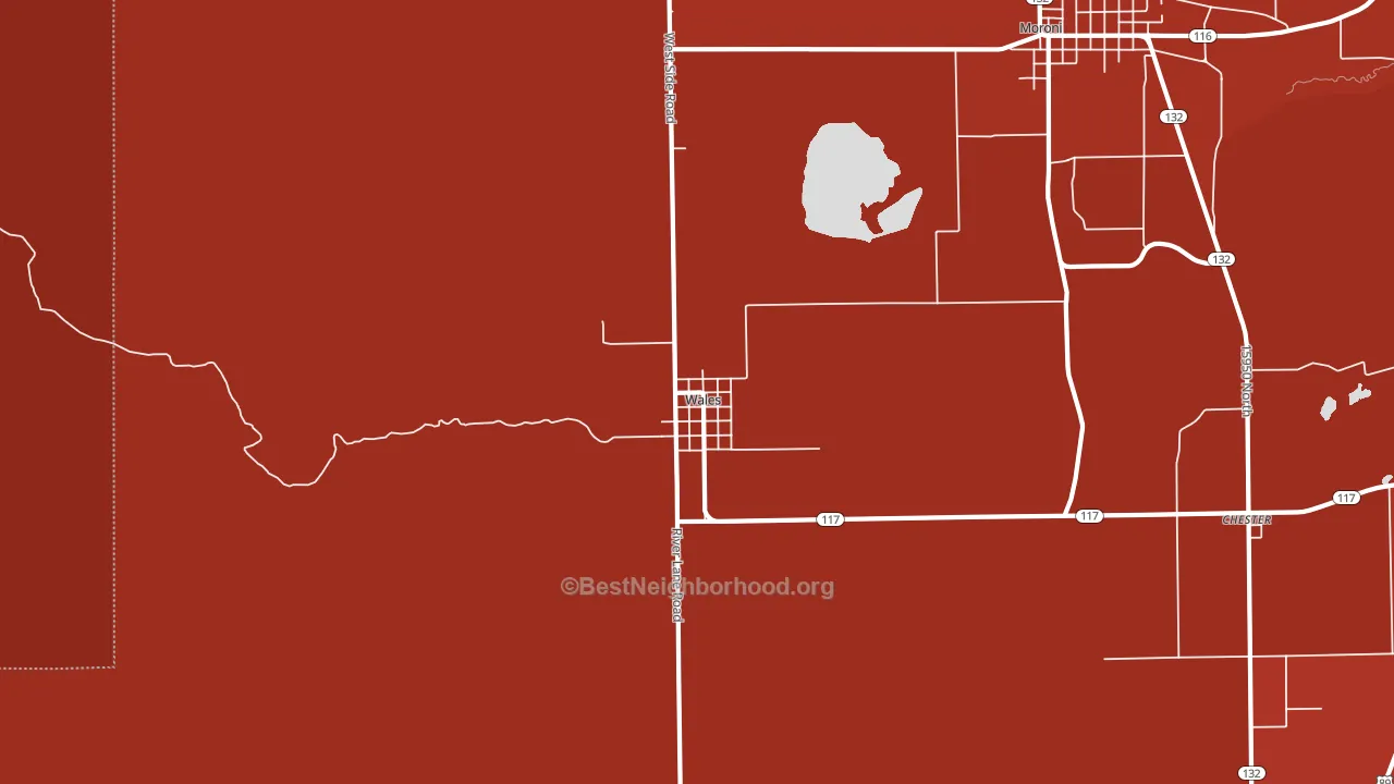 84667, UT block-group political-lean map