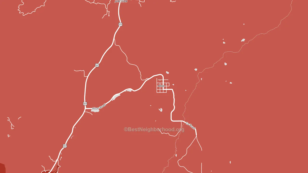 84710, UT block-group political-lean map