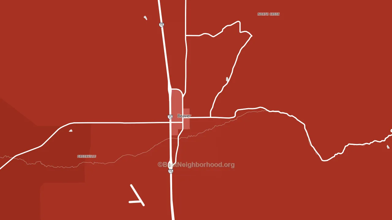 84713, UT block-group political-lean map