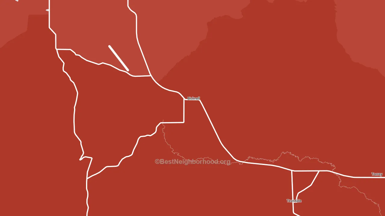84715, UT block-group political-lean map