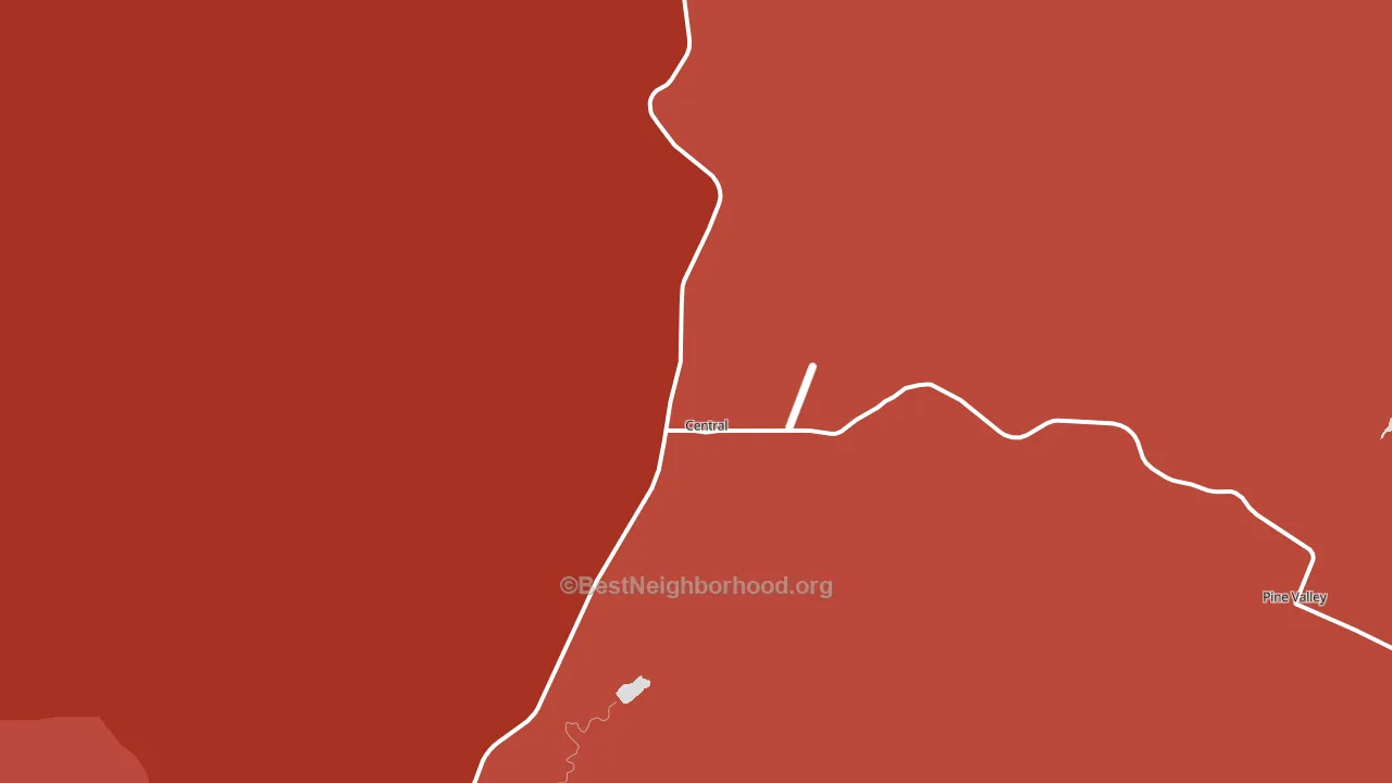 84722, UT block-group political-lean map