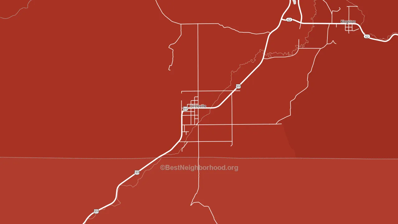 84723, UT block-group political-lean map