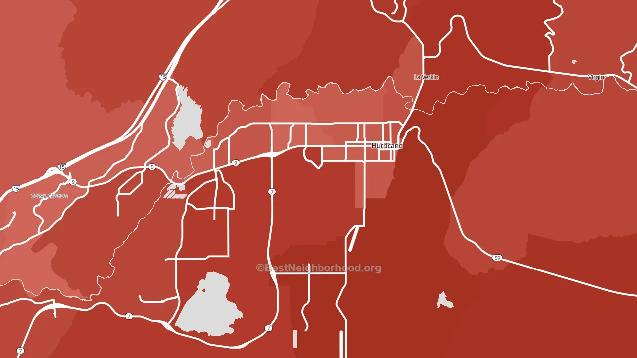 84737, UT block-group political-lean map