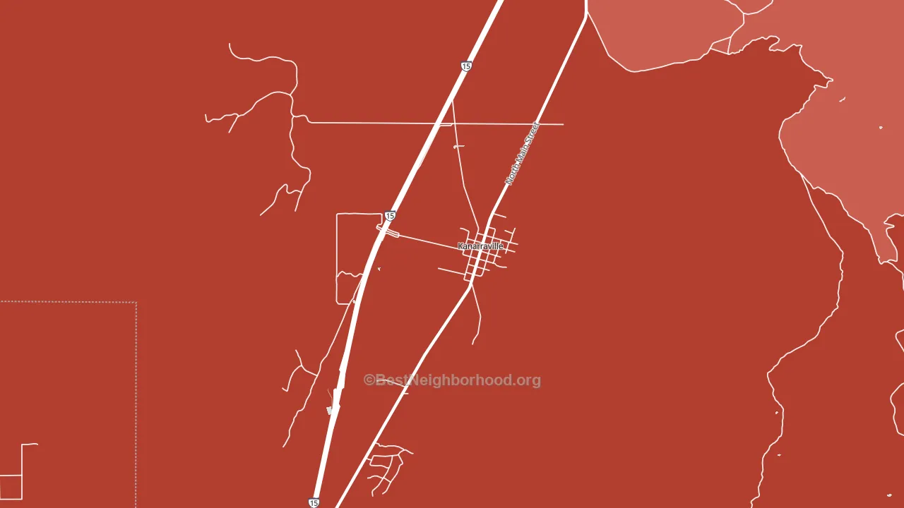 84742, UT block-group political-lean map