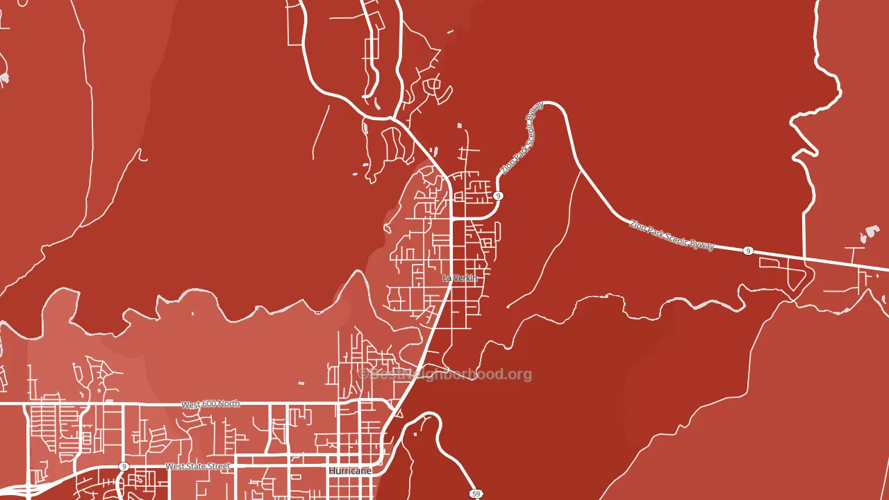 84745, UT block-group political-lean map
