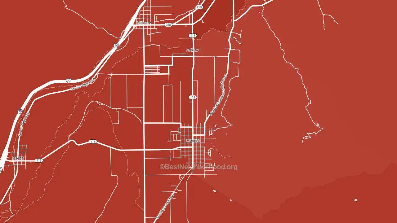 84754, UT block-group political-lean map