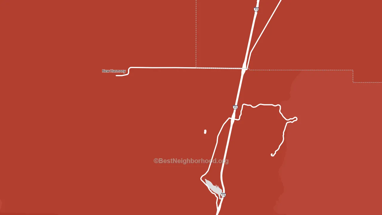 84757, UT block-group political-lean map