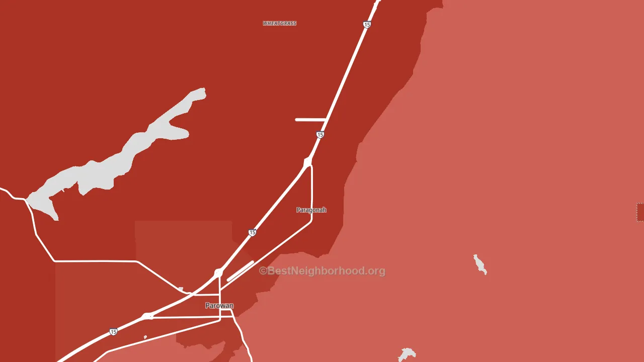 84760, UT block-group political-lean map